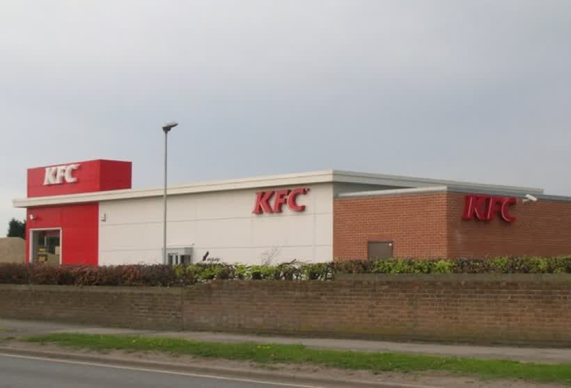 KFC, Nottingham Road, Somercotes, close to the Aldi on Nottingham Road, Alfreton