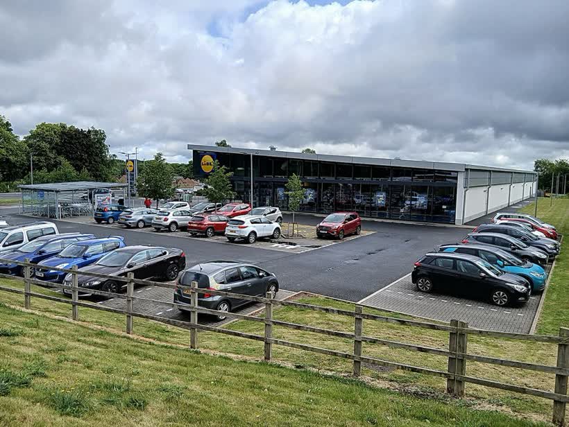 Lidl supermarket, Madeley, close to the Aldi on Madeley Court Way, Telford