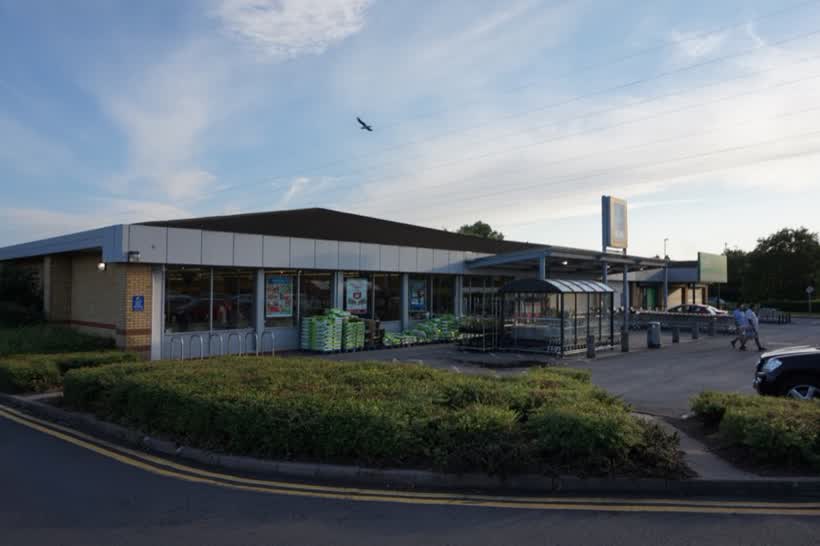 Aldi supermarket on Hinckley Road, Covertry, close to the Aldi on Hinckley Road, Coventry