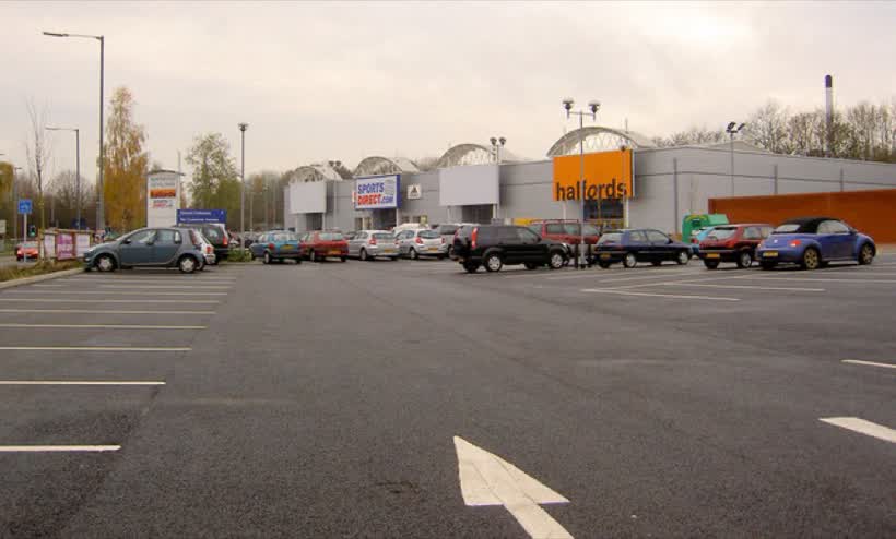 Retail park Northfield Avenue Kettering, close to the Aldi on Northfield Avenue, Kettering