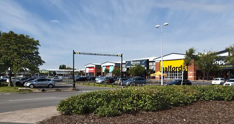 Meols Cop Retail Park, close to the Aldi on Meol Cop Road, Southport