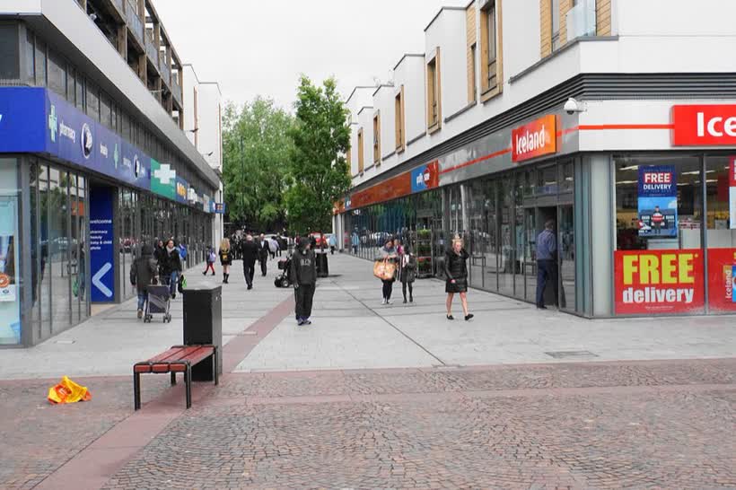 Golden Way, close to the Aldi on Golden Way, Urmston