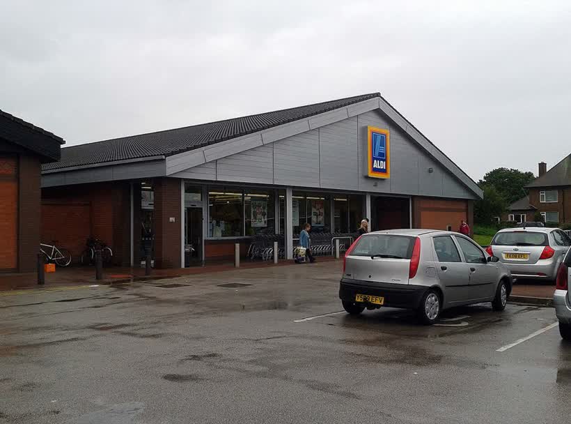 Aldi in Fleetwood, close to the Aldi on Poulton Road, Fleetwood