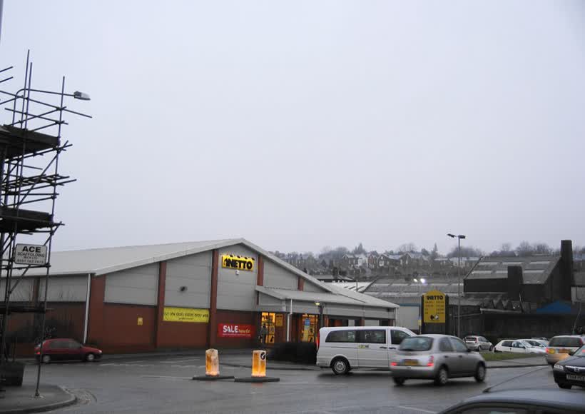Netto on Montague Street, close to the Aldi on Montague Street, Blackburn