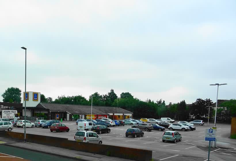 Aldi store at Irlam o'th' Height, close to the Aldi on Bolton Road, Salford