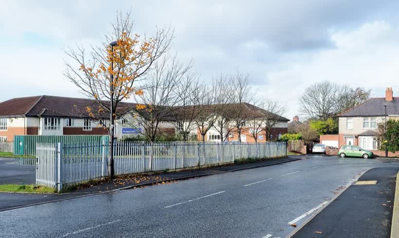 Pavilion House, close to the Aldi on McKendrick Villas, Newcastle upon Tyne