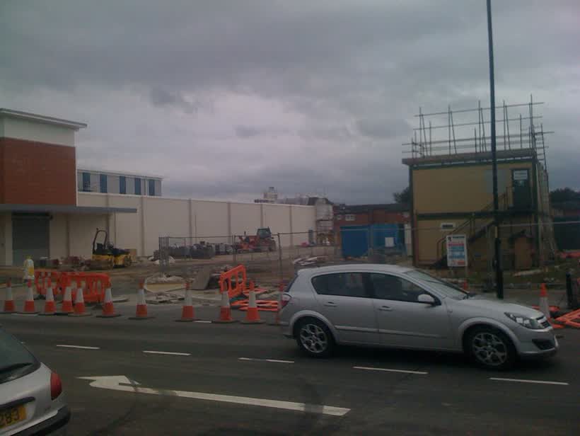 Construction Site Of New Aldi - 2008 (3), close to the Aldi on Newport Road, Middlesbrough