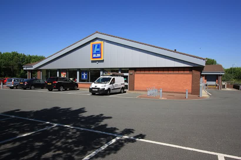 The ALDI store on Dunston Road, close to the Aldi on Dunston Road, Hartlepool