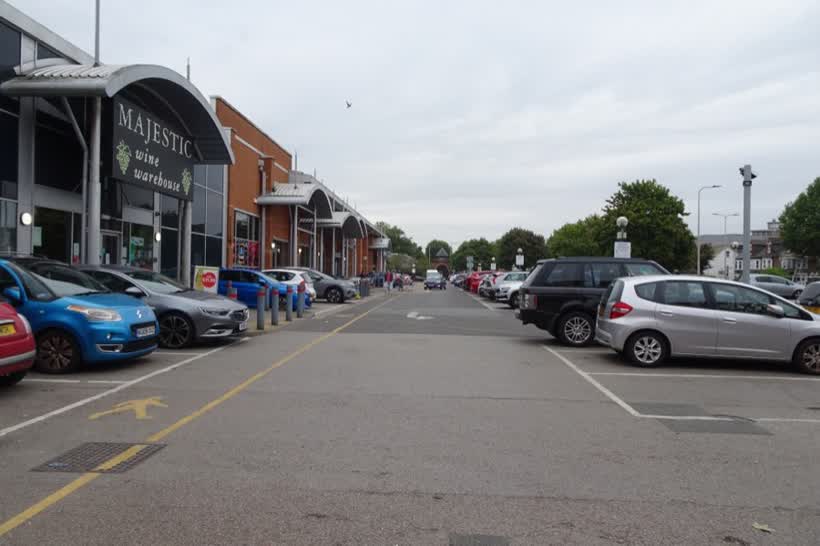 Aldi car park, close to the Aldi on Vastern Court, Reading