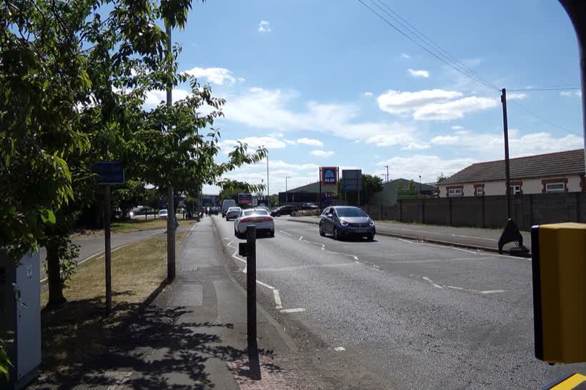 B4006 Hobley Drive, Stratton St. Margaret, close to the Aldi on Hobley Drive, Swindon