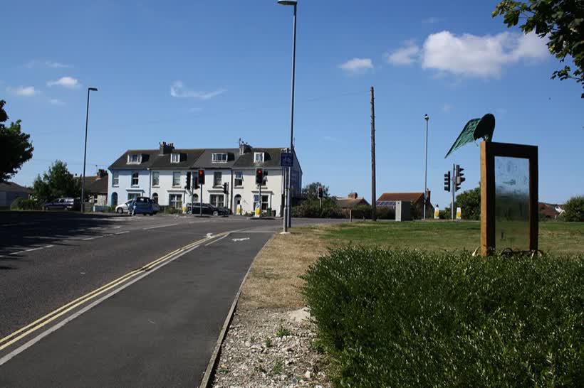 Art at Mercery Road/Dorchester Road Junction, close to the Aldi on Mercery Road, Weymouth