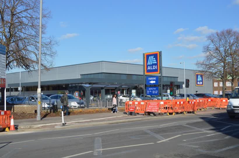 Aldi, Lea Bridge Rd, close to the Aldi on Heybridge Way, London