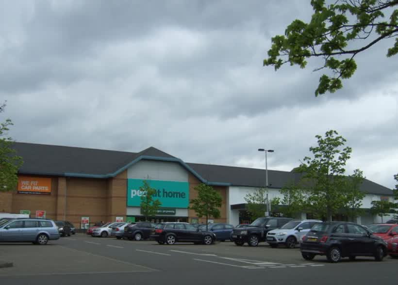 Retail park off Cowdray Avenue, Colchester, close to the Aldi on Cowdray Avenue, Colchester