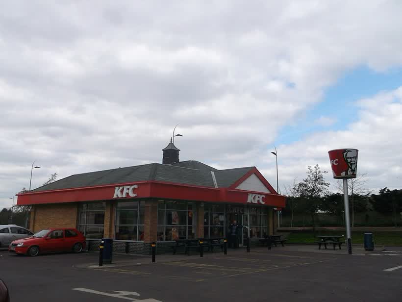 KFC Merrielands Retail Park, Dagenham, close to the Aldi on Merrielands Crescent, Dagenham