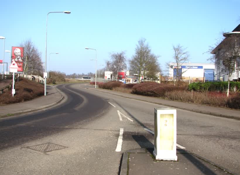 View along William Frost Way, close to the Aldi on William Frost Way, Norwich