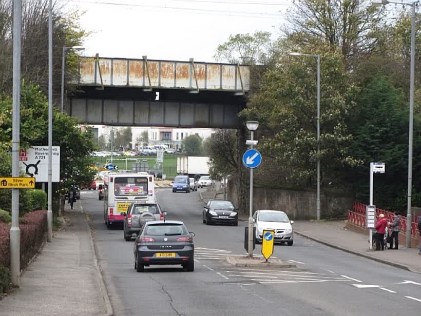 Glasgow Road, close to the Aldi on Glasgow Road, Wishaw