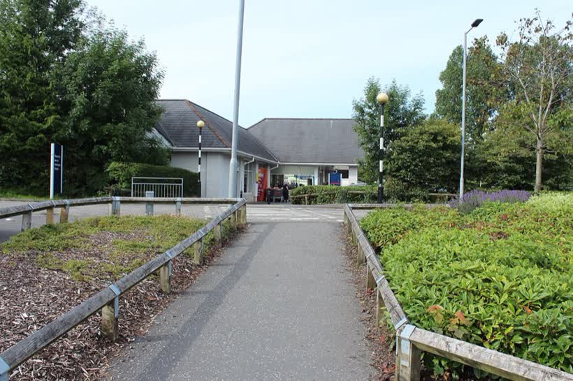 Footpath from Aldi, Newton Stewart, close to the Aldi on Goods Lane, Newton Stewart