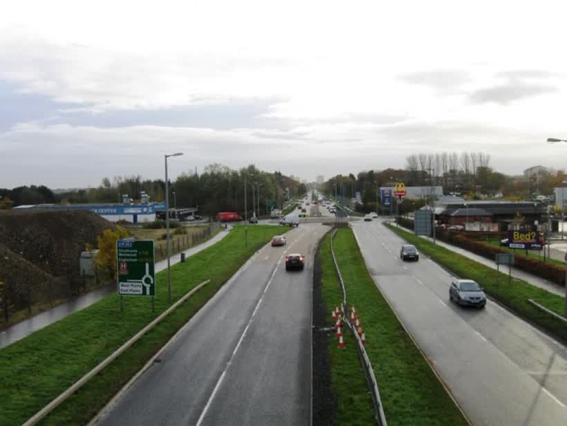 Queensway, close to the Aldi on Queensway, Glasgow