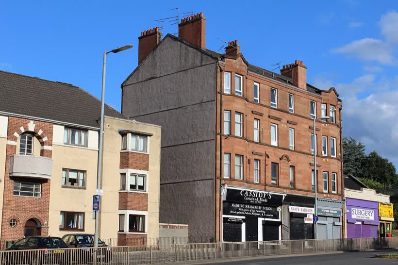Mill Street, Rutherglen, close to the Aldi on Harriet Street, Glasgow