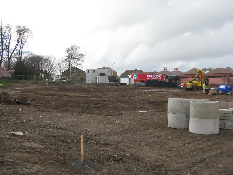 ALDI cometh, close to the Aldi on Oxgangs Road North, Edinburgh