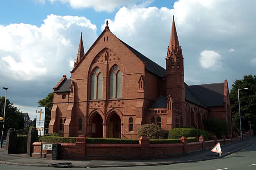 Reform Church at junction of Moel Drive &amp; Bridge Road, close to the Aldi on Bridge Road, West Kirby