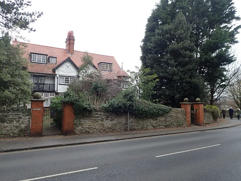 Semi-detached villas on King Street, close to the Aldi on King Street, Mold