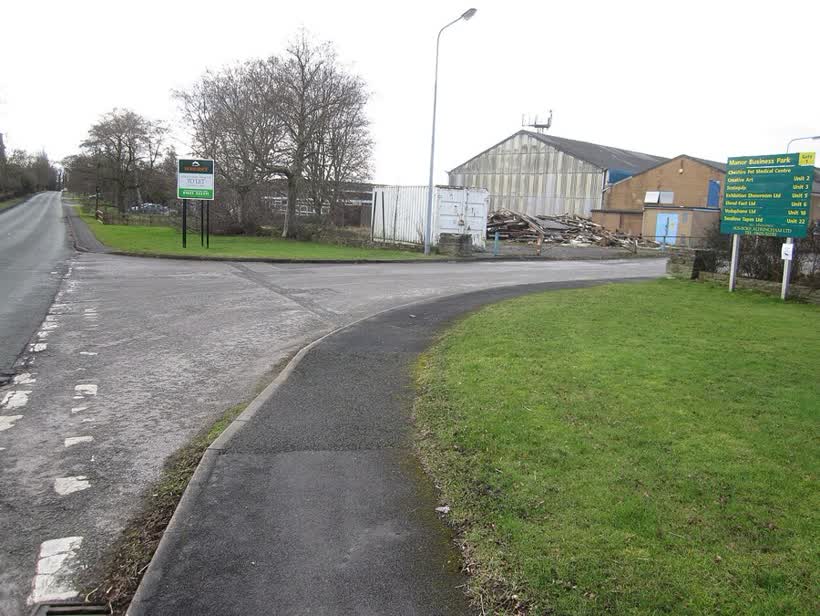 Manor Lane, Holmes Chapel, close to the Aldi on Manor Lane, Holmes Chapel