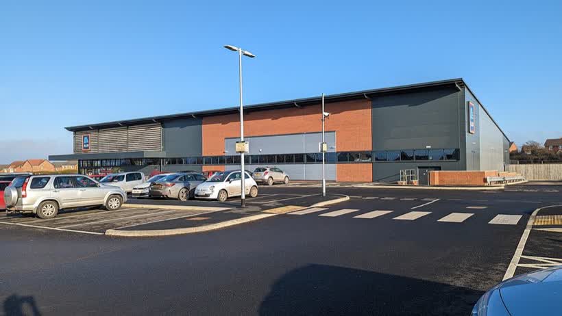 New ALDI supermarket, close to the Aldi on Maxfield Drive, Shrewsbury