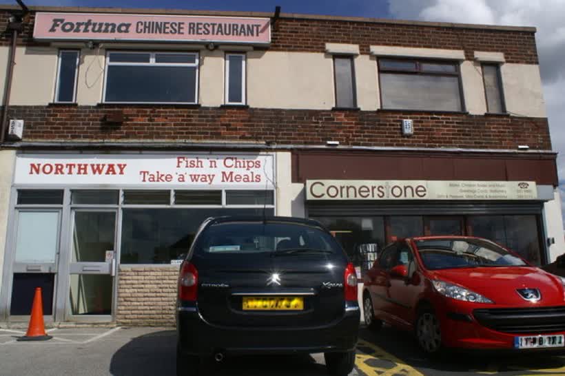 Northway chippy, Maghull There has been a chippy with the same name here since the at least the 1970s. Next door used to be a newsagent., close to the Aldi on Northway, Maghull
