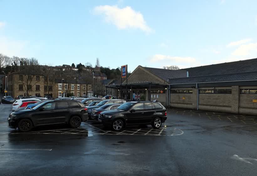 Aldi, Batley, close to the Aldi on Branch Road, Batley
