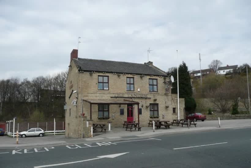The Tandem, Wakefield Road, Lepton The area is called Tandem on the street map, so probably nothing to do with bicycles made for two., close to the Aldi on Wakefield Road, Huddersfield