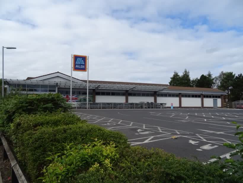 Aldi supermarket, close to the Aldi on Barnsley Road, Doncaster