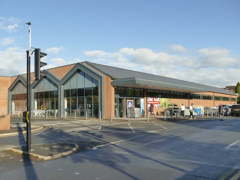 Aldi, Rothwell, close to the Aldi on Carlton Lane, Leeds