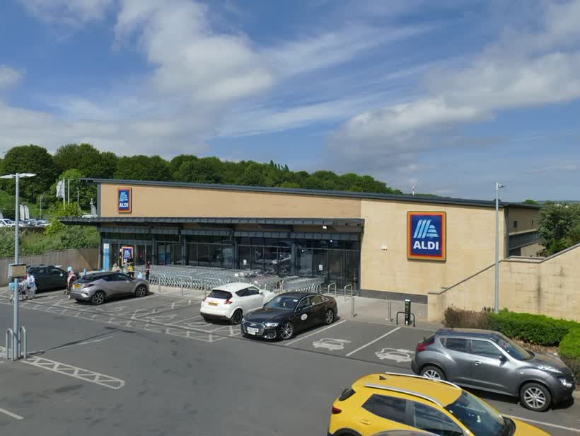 Aldi, Stanley Road, Bradford, close to the Aldi on Stanley Road, Bradford