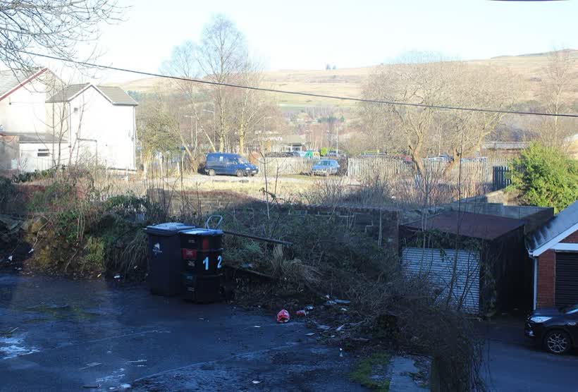 Towards The Walk, Ebbw Vale, close to the Aldi on The Walk, Ebbw Vale