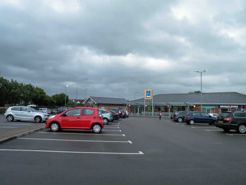 Aldi supermarket Bradley Stoke, close to the Aldi on Brook Way, Bristol