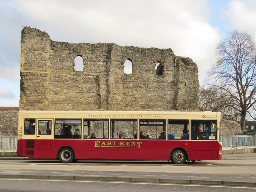 Canterbury - East Kent Bus, close to the Aldi on St Andrew's Close, Canterbury