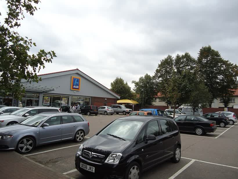 Aldi supermarket, Old Kent Road, close to the Aldi on Old Kent Road, London