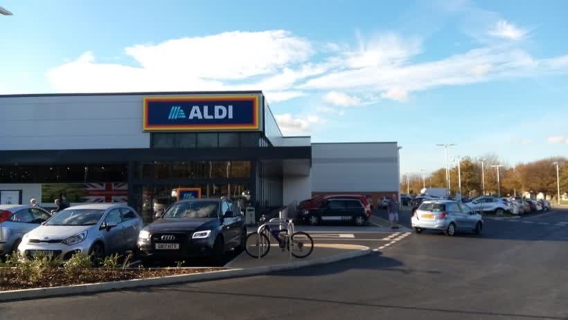 New Gilingham Aldi Store, close to the Aldi on Ambley Road, Gillingham