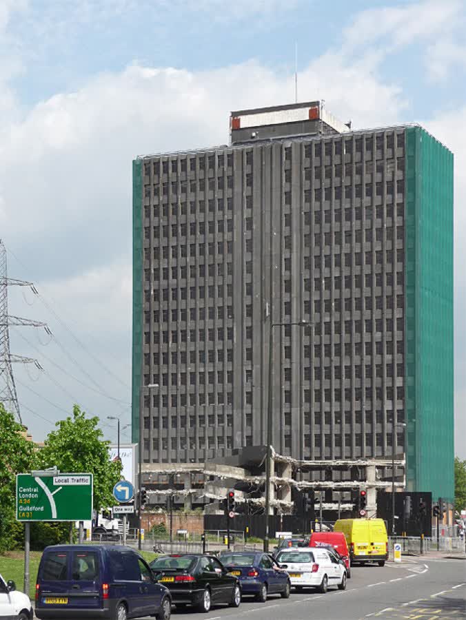 Lyon Tower, High Street Colliers Wood, close to the Aldi on High Street Colliers Wood, Colliers Wood
