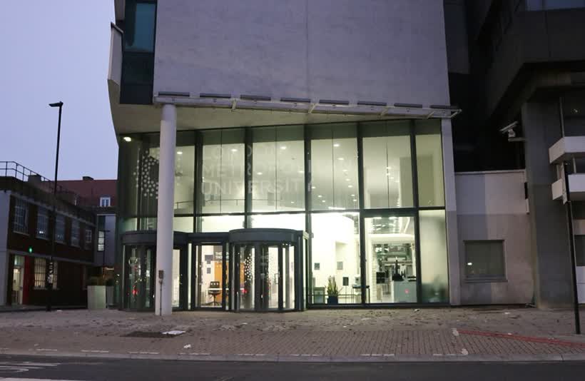 London Metropolitan University, Holloway, close to the Aldi on Holloway Road, London